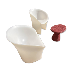 2 chaises moon par moroso, - lot