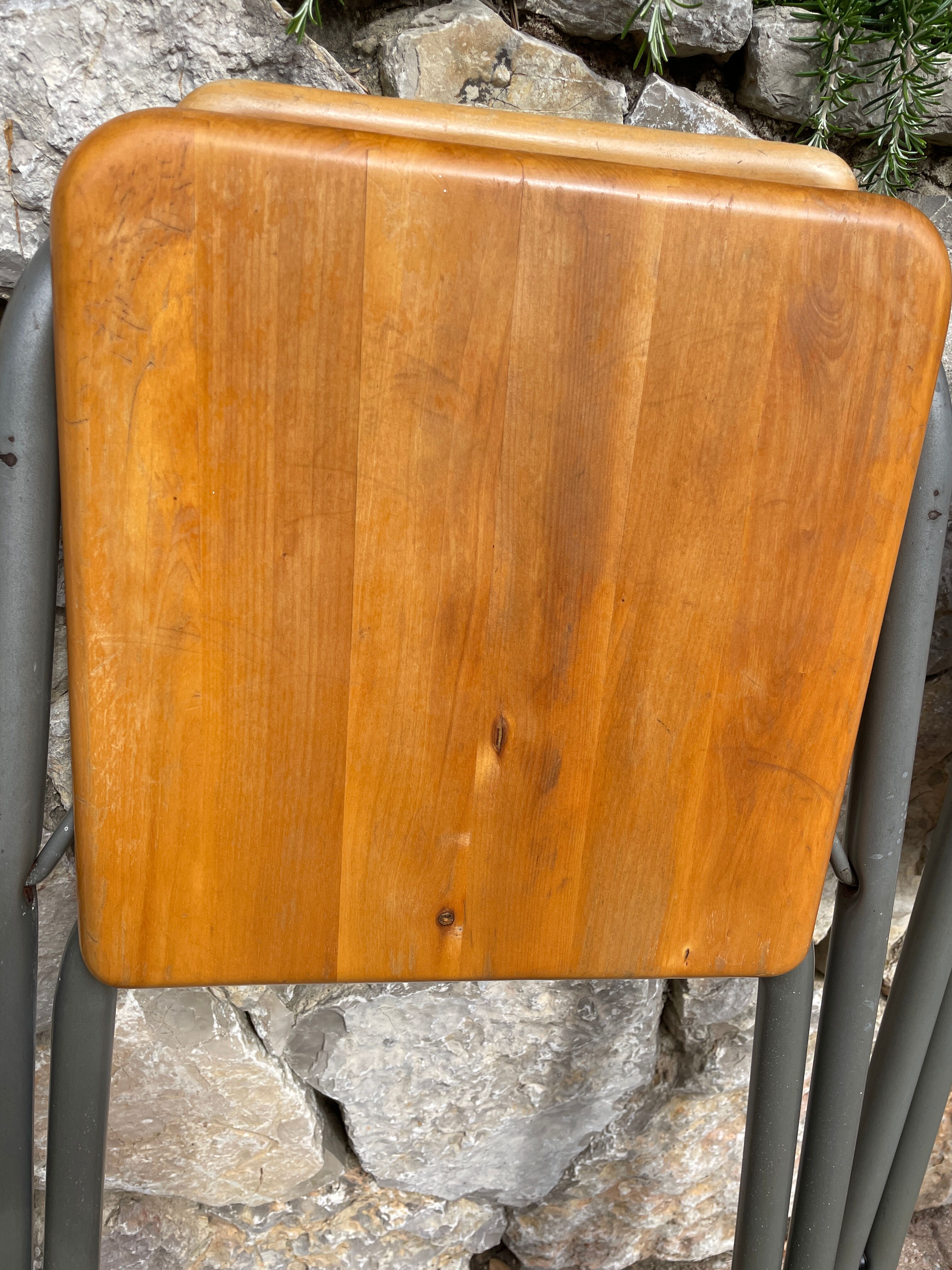 pair of vintage Ikea Dennis foldable bar chairs