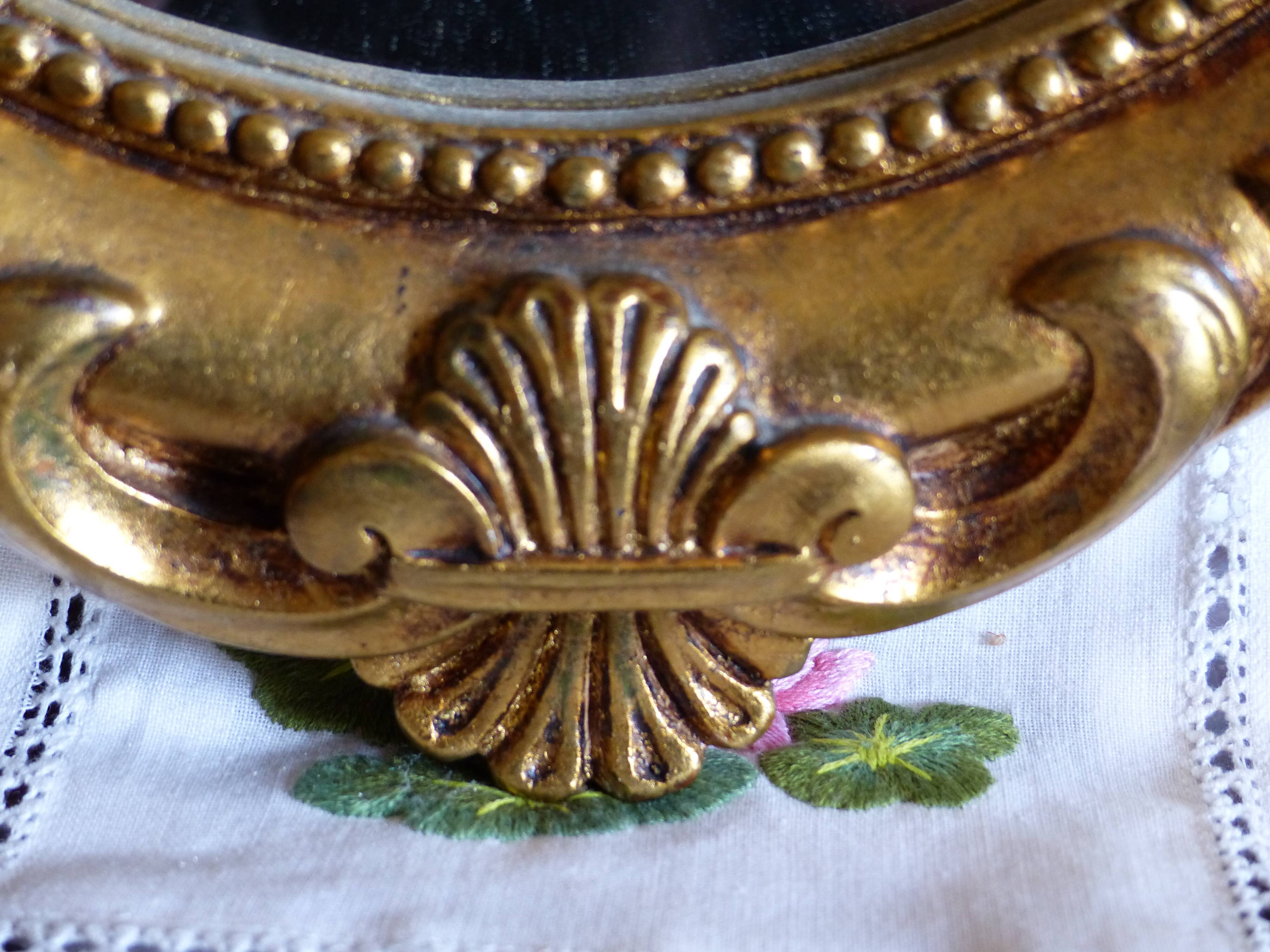 Golden rocaille mirror Louis XV style