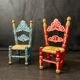 Pair of wooden chairs