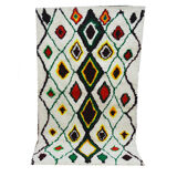 Handmade moroccan berber carpet 253 x140 cm