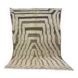Handmade wool Berber rug 270 X 170 CM