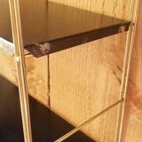 Black metal string shelf, 50s-60s