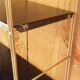 Étagère string en métal noir, années 50-60