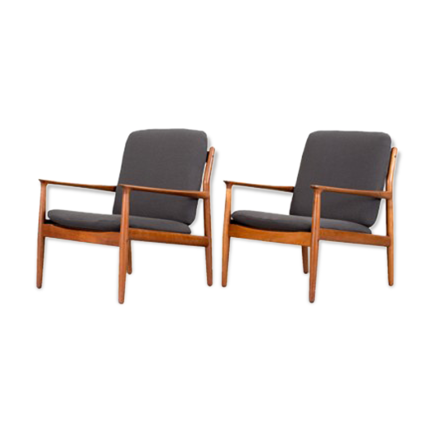 Paire de fauteuils GM5 de Svend Age Eriksenk, 1960