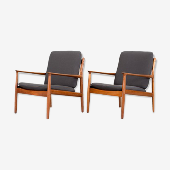 Pair of GM5 armchairs by Svend Age Eriksenk, 1960