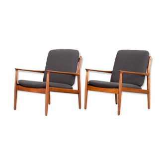 Pair of GM5 armchairs by Svend Age Eriksenk, 1960