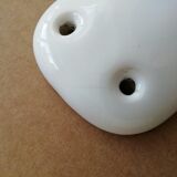 Lot de 2 patères en porcelaine