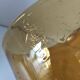 Large bubble glass vase