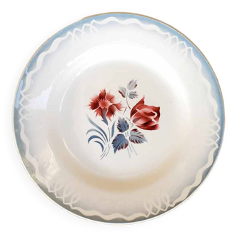 Assiette plate Digoin Sarreguemines modèle Marinette