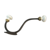 Patère métal vintage