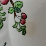 4 flat plates "Montmorency"Longwy cherries