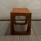 Series of 3 GPlan teak nesting tables