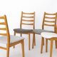 Set of 4 Vintage Beech Dining Chairs, Mid Century Modern, German 1960s