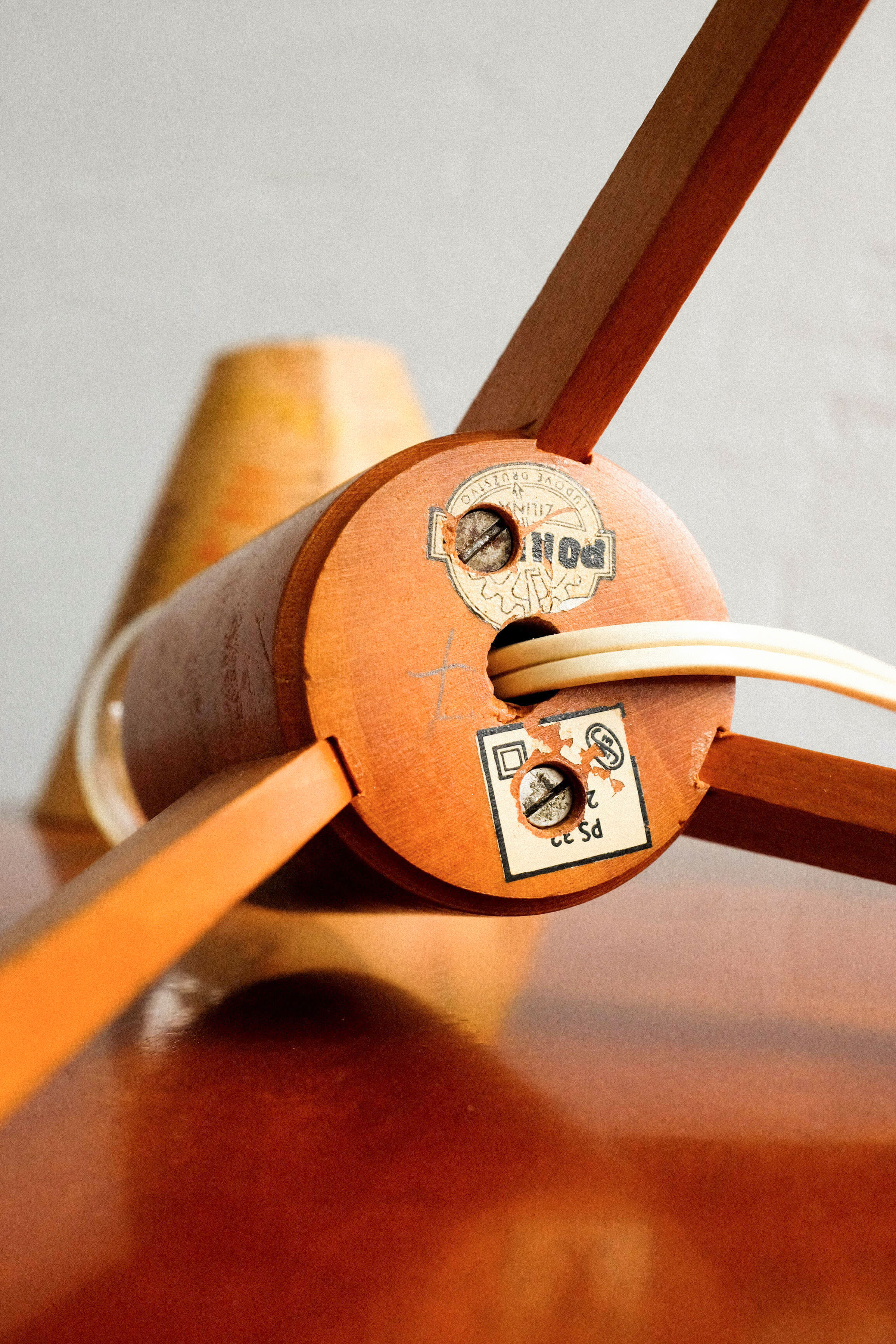 Vintage Czechoslovak Table Lamp by Pokrok Žilina, 1970s