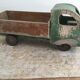Old wooden dump truck