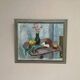 Original Swedish Oil on Panel – "Vase and Vegetables" by Arne Kilsby – Signed – Vintage and Framed – 54 × 46 cm (21.3" × 18.1")