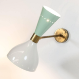 Appliques moonlight blanc & vert sauge