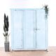 Industrial vintage wooden locker 3 doors