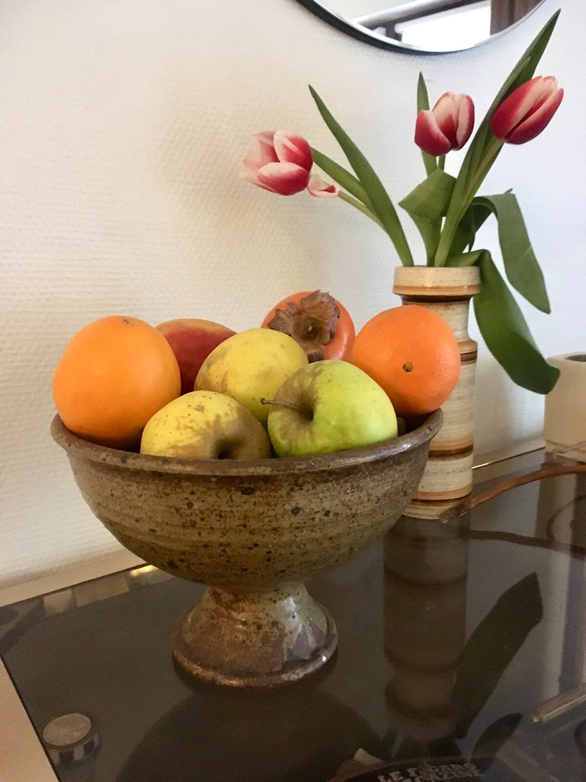 Stoneware fruit cup - vintage 70s - 80s