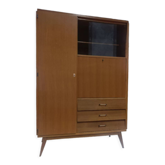 Wardrobe cabinet secretary wardrobe scandinavian teak Vintage