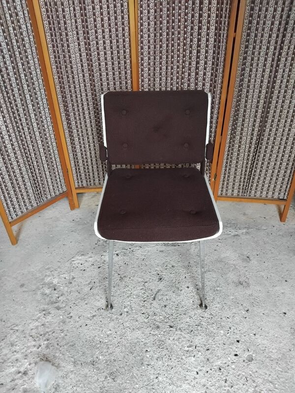 Chaise alain richard vintage année 60