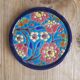 2 coasters in Longwy enamel