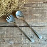 EP Zinc Italy Silver Plated Salad Servers