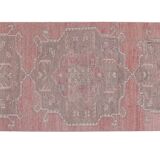 Vintage Turkish rug from Oushak, hand-woven 100x353 cm