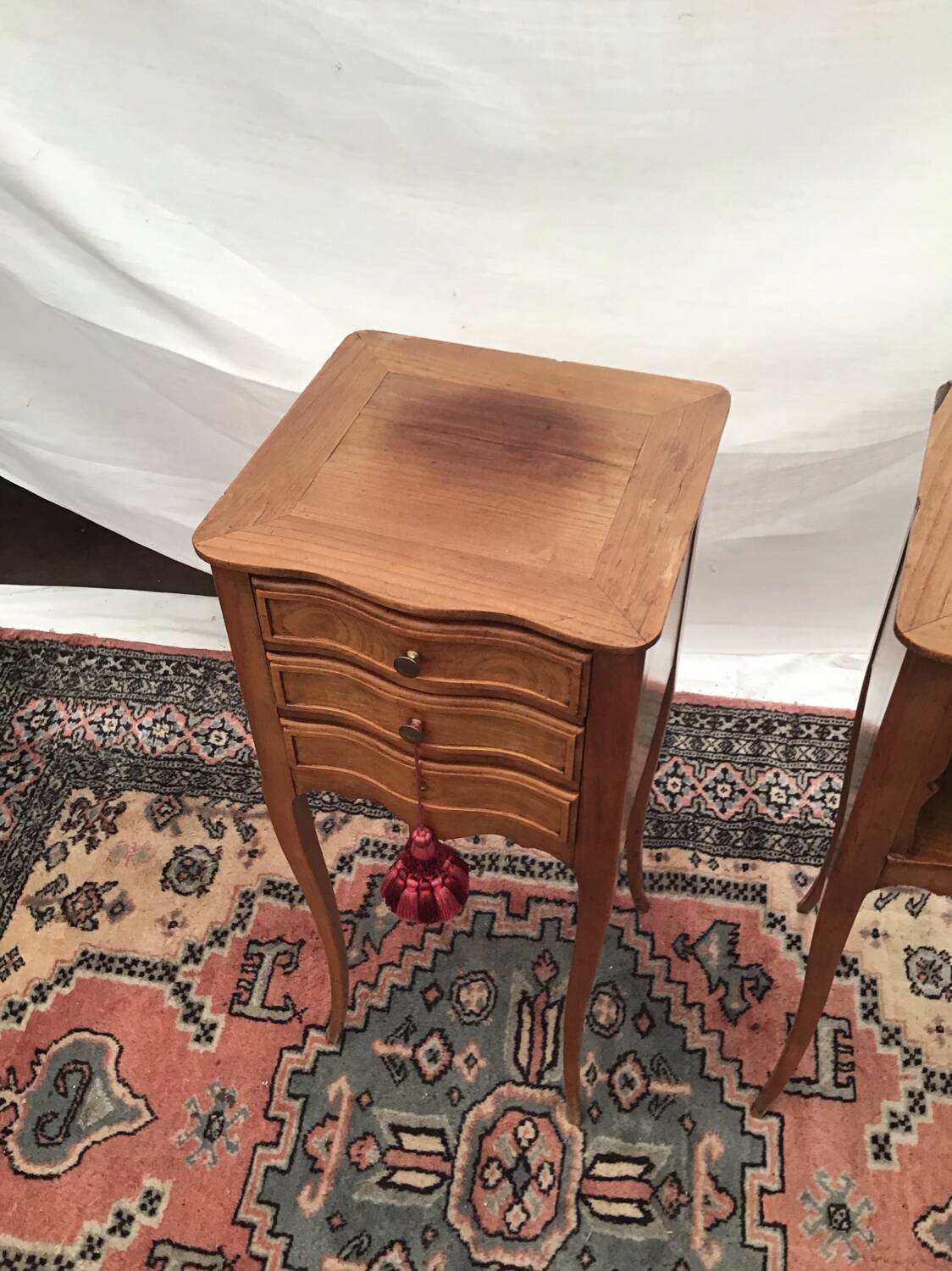 Pair of Louis XV style bedside tables