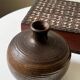 Glazed stoneware neck vase, France 1950