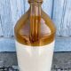 Old English stoneware jar or jug with a glazed finish.