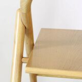 Vintage Bar Cart with Solid Wood Structure and Wheels, Italy 1980s