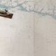 Ancient south Brittany marine map from Trevignon to Lorient
