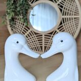 Vintage duck bookends (D-0036)