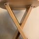Folding wooden stool design Adrian Reed, Suzy, 1980