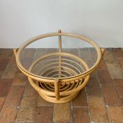 Rattan coffee table