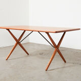 Table à manger  AT-303 d'Hans Wegner pour Andreas Tuck Danemark 1955