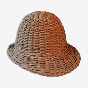 Chinese wicker safety helmet