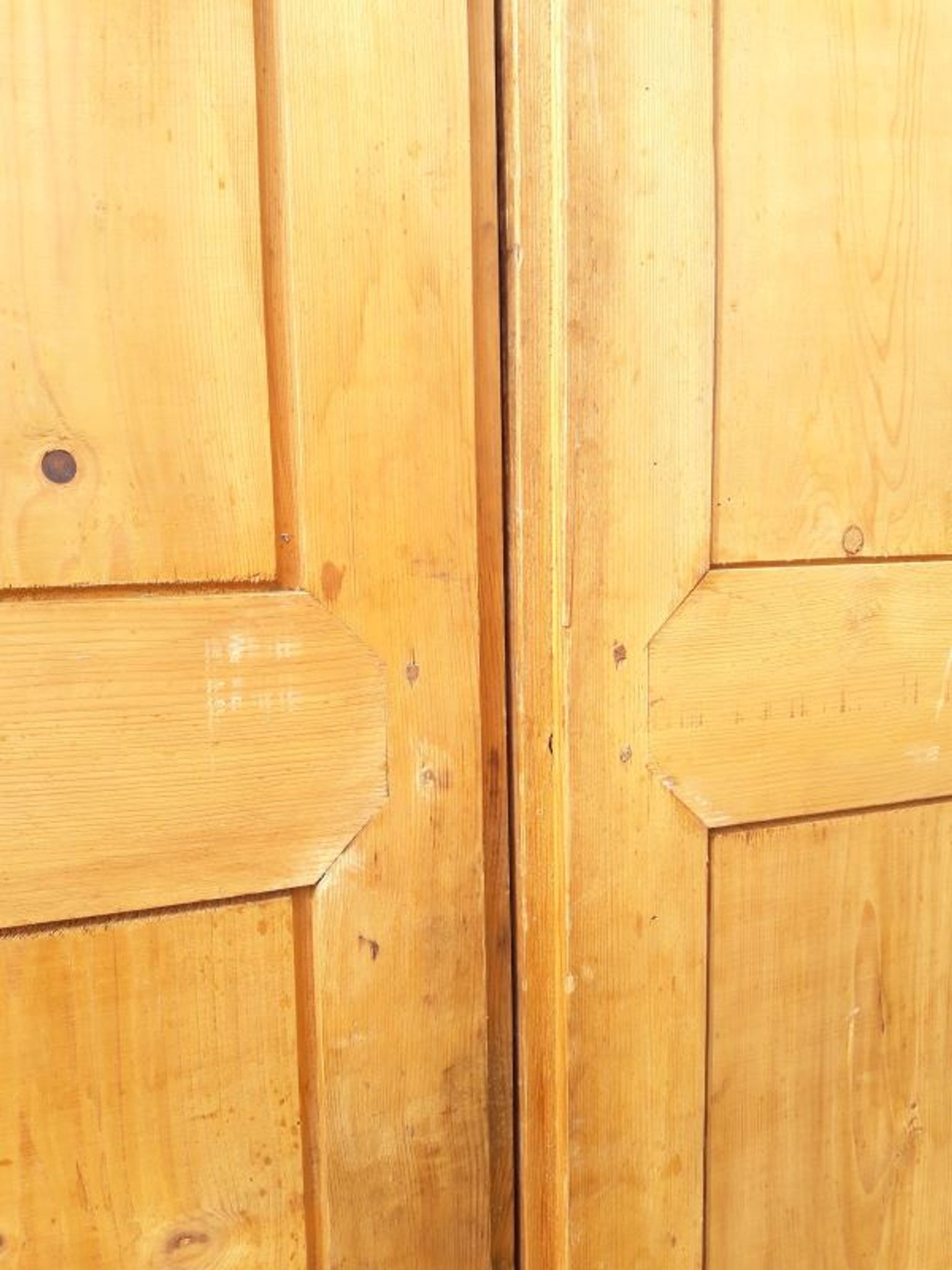 Paire de portes 248x129cm anciennes