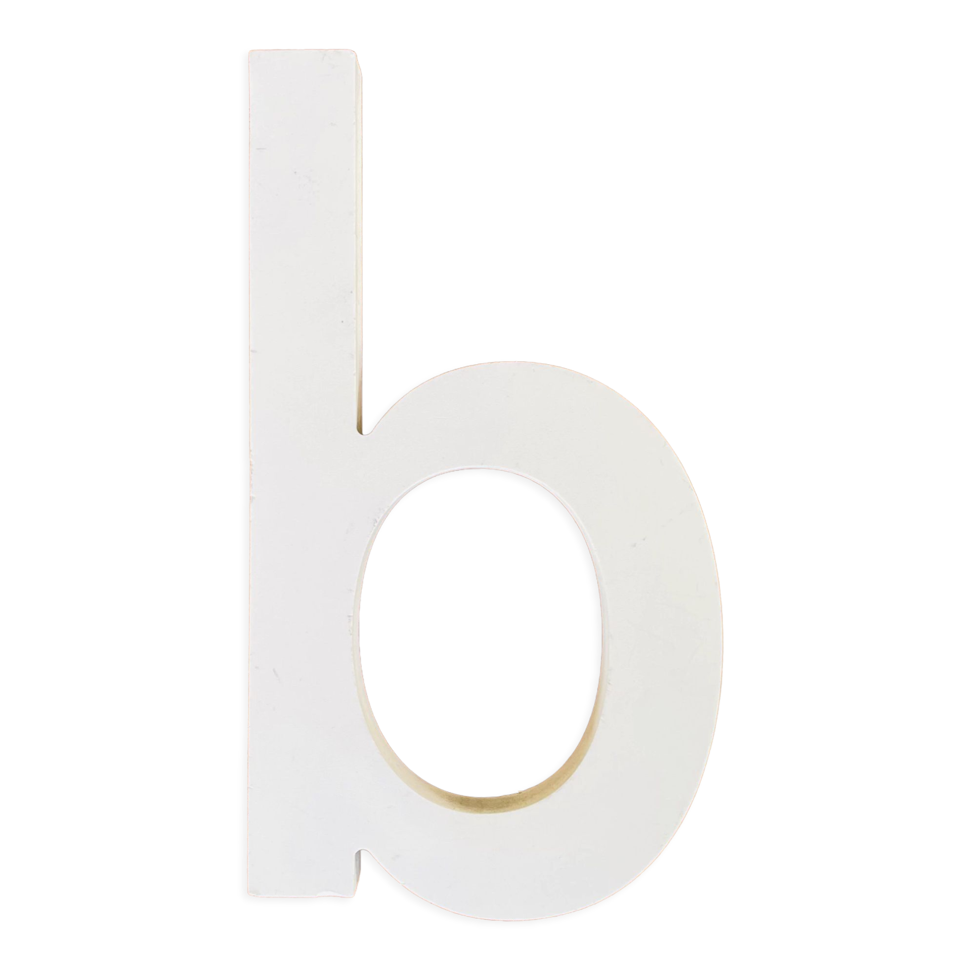 Wooden sign letter "b"