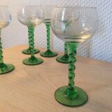 Vintage glassware set