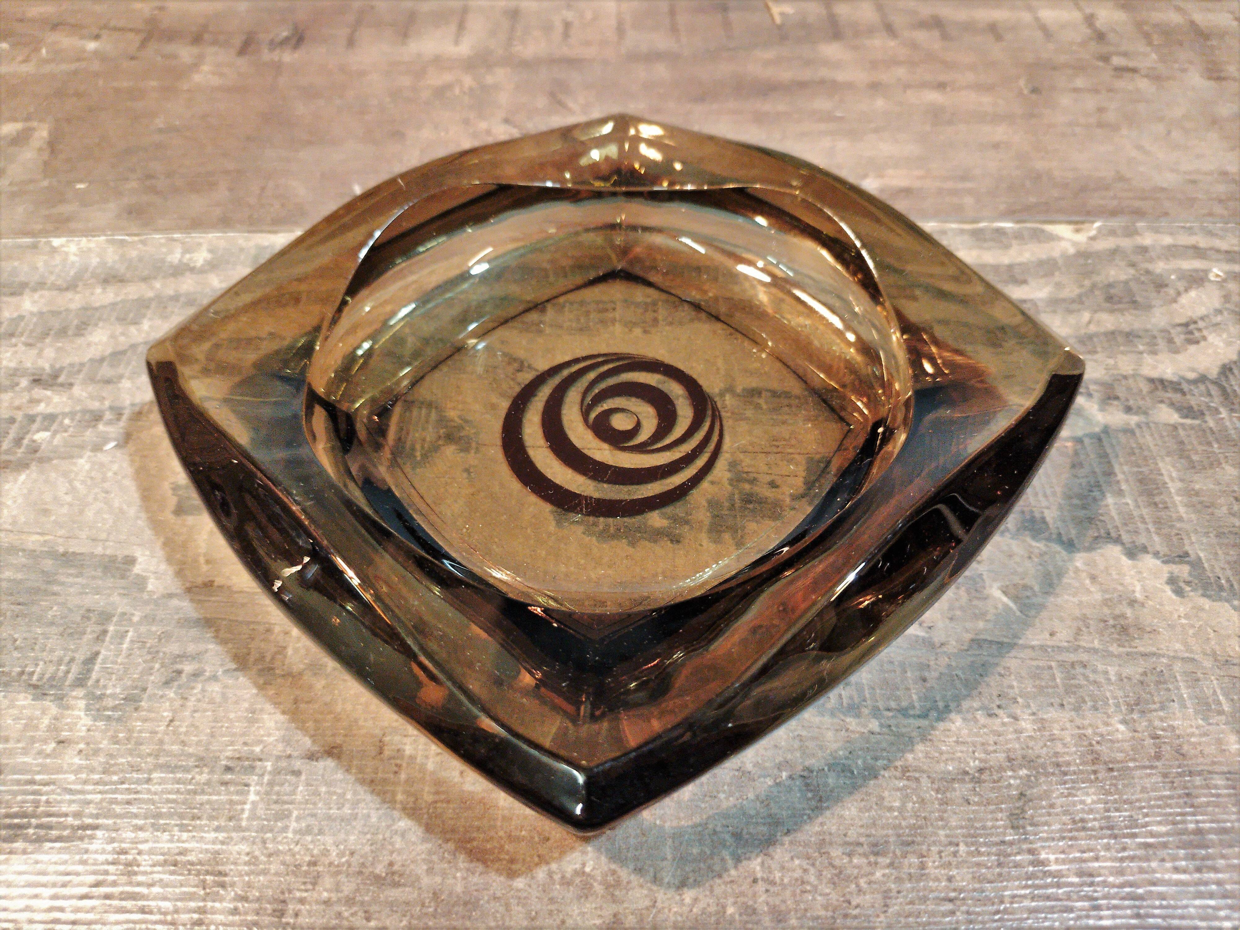 Ashtray Luminarc 1970s