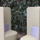 Pair of armchairs back high Shuffle design