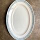 Large oval dish St Amand in blue ironstone