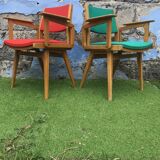 Armchairs vintage bridge