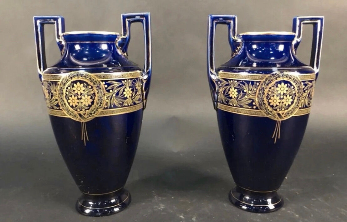 Vase Amphora Boch Frères Keramis 1890