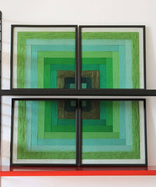 Tableau tissé Canopée – Collection « Mosaïques »