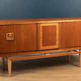 Retro 1960s teak restored beautility mid century sideboard with bar