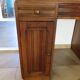 Vintage Art Deco schoolmaster's desk - double-sided - solid wood - 1940s/50s